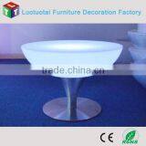 Rechargeable Battery Operated Illuminated Round Led Tea/coffee/cocktail Table thumbnail-4