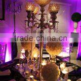 CRYSTAL CANDELABRA CENTERPIECE FOR WEDDING, WEDDING CRYSTAL CANDELABRA thumbnail-3