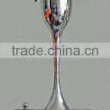 Aluminum Silver Trumpet Vase for Wedding Table Flower thumbnail-1