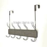 Metal Door Hanging Rack, 5 Hooks thumbnail-4