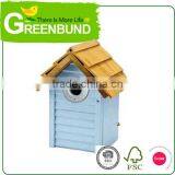Wooden Hen House With Pull Out Tray House Shaped Wild Bird Care thumbnail-3