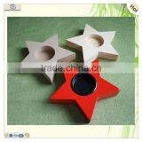 Christmas Red Colored Storage Hole MDF Wooden Pentagram thumbnail-5