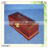 Set 3 Large Small Painted Carved Lock Wooden Box thumbnail-2