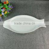 New Design Restaurant Ceramic Long Fish Plate Wholesale thumbnail-1