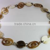 High quality best selling real buffalo horn beautiful chain necklace from Vietnam
