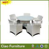 Fashion Rattan Outdoor Furniture Dining Set Wicker Outdoor Table Dining Set thumbnail-2