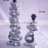 Mirror Polish Cast Aluminium Lamp in Stone Shape Also Available in Mat Finish thumbnail-1