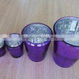 Best Price of Hot Selling Decoration Electroplate Glass Candle Holder Colored Holders Wholesale for Christmas thumbnail-3