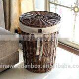 2015 Countryside Wicker Laundry Basket With Fabric thumbnail-3