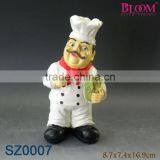 Unique Home Decorative Polyresin Chef Craft thumbnail-1