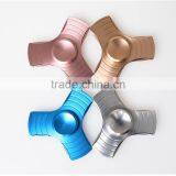 Wholesale Metal Hand Finger Spinner Aluminum Alloy Tri Fidget Spinner thumbnail-1