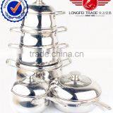 Stock Promation Cooking Stainless Steel Cooking Soup& Milk Pot 16cm~24cm thumbnail-1