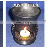 Hand Carved Soapstone Aroma Lamp thumbnail-1