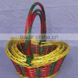 Set Colorful Wicker Basket thumbnail-1
