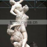 Constrained Nude Man and Woman Marble Statue thumbnail-1