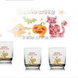 1000ml Halloween Color Printing Drinking Glass Bottle Set Juice Pitcher Set Milk Bottle 5 Pcs Set thumbnail-3