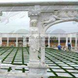 Hot Sale Marble Gazebo for Garden Decoration VGB--001 thumbnail-4