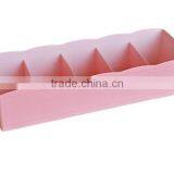 5 Grids Colored Fancy Plastic Dividers Socks Storage Bin Box Organizer thumbnail-2