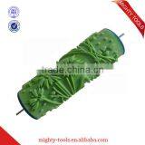 Green Color Soft Rubber Roller Paint Brush Roller Pattern Paint Roller thumbnail-1