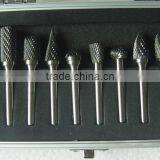10 Pcs Tungsten Carbide Burrs Cutter Set/ Solid Carbide Rotary Burrs for Cutting Metal thumbnail-1