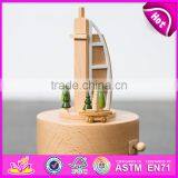Handmade Best Toys Wooden Music Boxes for Toddlers W07B048 thumbnail-2