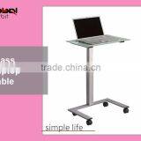 Computer Desk Mobile Riser Over Bed Couch Laptop Table With Wheels thumbnail-2