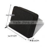 Black pu Leather Designer Makeup Bag With Professional thumbnail-2