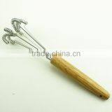 37041 New Style Stainless Steel Whisk With Wooden Handle thumbnail-5