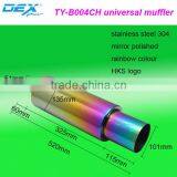 Auto Racing Modiffied Performance Stainless Universal Muffler thumbnail-2