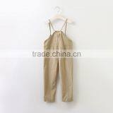 2017 Wholesale Hot New Products Girls Wearing Overalls With Frilly Ruffles Infront thumbnail-4