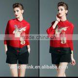 Newest Chinese Stylish Popular Sexy Ladies Loose Top Factory Price thumbnail-6