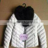 GZY Comfortable Female Goose Down Jacket Middle East Model England 2017 Stock Wholesale Guangzhou Good Quality thumbnail-5