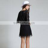 Maxnegio White Lace Women's Fashion Vestidos Casuales Summer Dress thumbnail-6