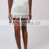 New Arrival Women Lace Skirts 2016 Guipure A Line Above Knee Fashionable Crochet Skirts thumbnail-5