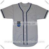 Custom Baseball Jersey Blank Jersey Top Mens Full Button Baseball Jersey Wholesale Mens Clothing thumbnail-1