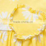 New European and American Cute Princess Dress Daisy Printed Frock thumbnail-5