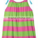 Sleeveless Striped Girls Top With Adjustable Strap