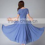 Summer Ladies Fashionable Slim Casual Dresses Hot Sale thumbnail-4