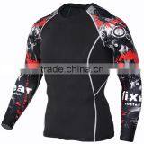 High Quality Fitness Mens Gym Sports Muscle Bodybuilding Skin Tight T-shirt thumbnail-4