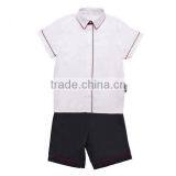 Customized Made Different Style Kindergarten Primary School Uniform Little Kids Boys Shirts and Shorts /boys School Uniform thumbnail-1