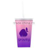 USA Made 20 oz Color Change Tumbler With Straw And Lid - Comes With Your Logo thumbnail-1