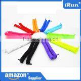 (MOQ:100Pair )Hiking Running Spring Elastic Laces~Elastic Spring No Tie Elastic Laces For Kids~Ebay/Amazon Supplier thumbnail-1