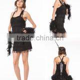 Flapper Costume Adult Womens Sexy Gatsby Girl Roaring 20s Fancy Dress thumbnail-1