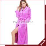 Customized Color Fleece Robe Towel Robe Breathable Hotel BathRobe RS002 thumbnail-1