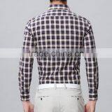Youth Fashion Men's Shirts Delicate Plaid Design Transparent Men Shirt thumbnail-2