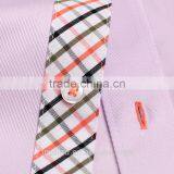 Italian Short Sleeve Pink Color 100% Cotton Men Double Collar Dress Shirt thumbnail-4