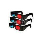 Custom Red Cyan Anaglyph 3D Black Cardboard Paper Spectacles, 3D Paper Virtual Glasses thumbnail-1