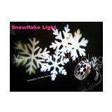 LED Waterproof White Outside Snowflake Christmas Lights , CE / RoHS thumbnail-1