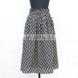 Women Fashion Popular Knee Length Animal Print A Line Round Skirt thumbnail-4
