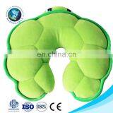 Funny cheap plush green turtle u shape pillow wholesale cute soft animal custom neck pillow